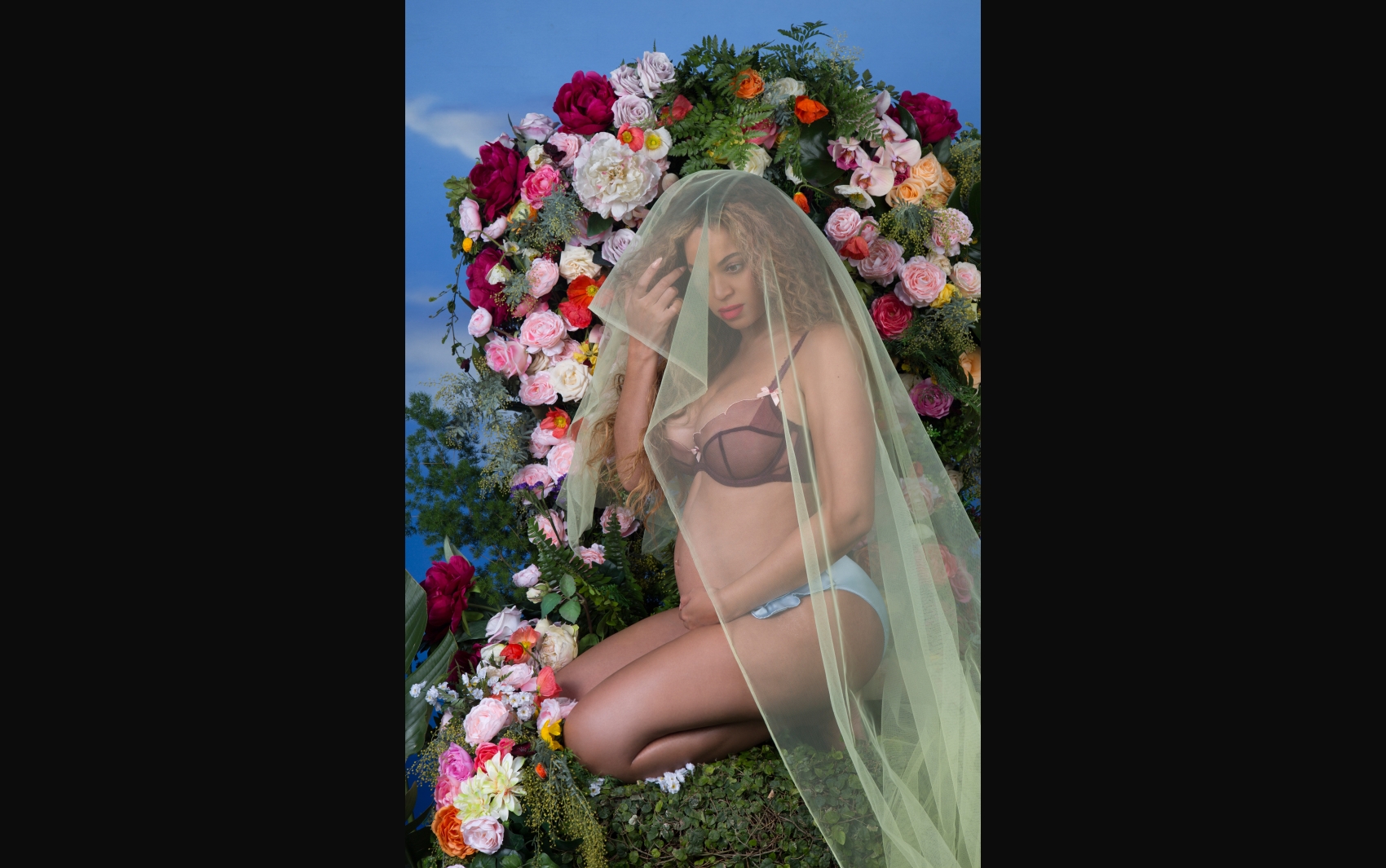 Beyonc&eacute; compartilhou imagens da sua gesta&ccedil;&atilde;o de g&ecirc;meos