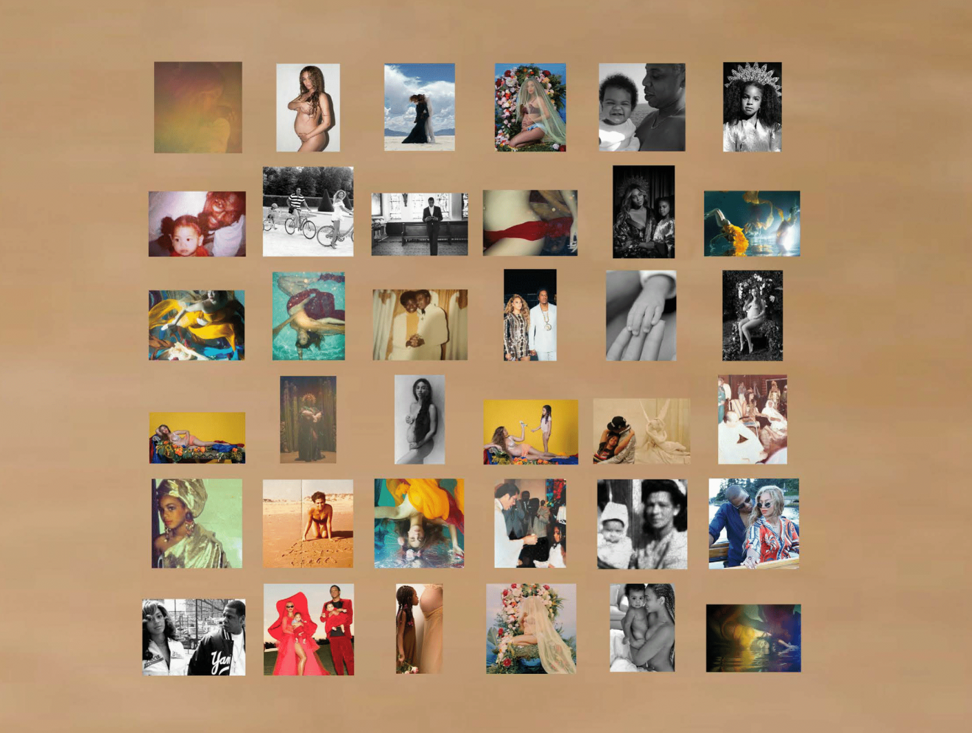 Encarte do &aacute;lbum 'Everything Is Love'