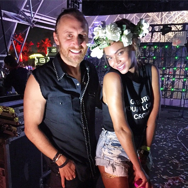 David Guetta publicou foto com Beyonc&eacute; (Foto: Reprodu&ccedil;&atilde;o/Instagram)
